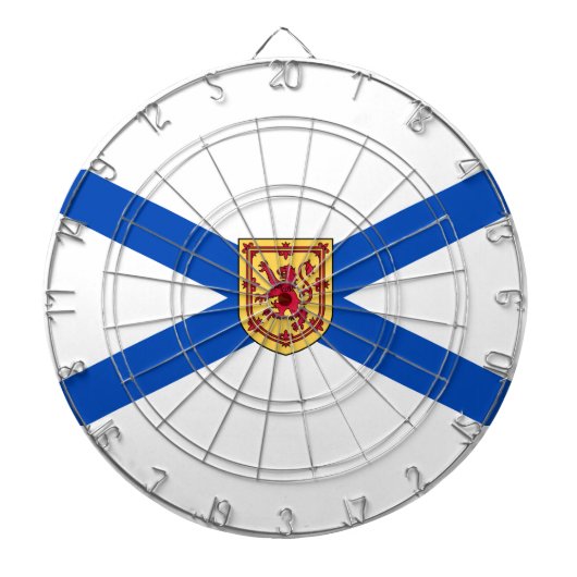 Vlag van Nova Scotia (Canadese provincie) Dartbord (Voorkant)