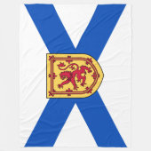 Vlag van Nova Scotia (Canadese provincie) Fleece Deken (Voorkant)