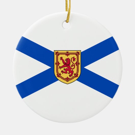 Vlag van Nova Scotia (Canadese provincie) Keramisch Ornament (Voorkant)