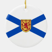 Vlag van Nova Scotia (Canadese provincie) Keramisch Ornament (Achterkant)