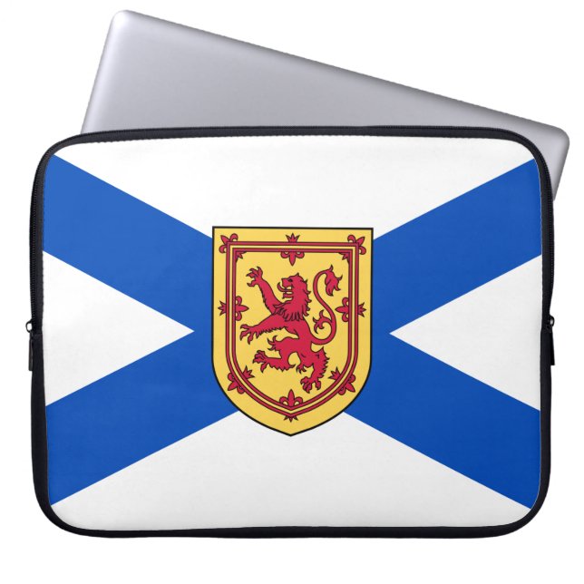 Vlag van Nova Scotia (Canadese provincie) Laptop Sleeve (Voorkant)