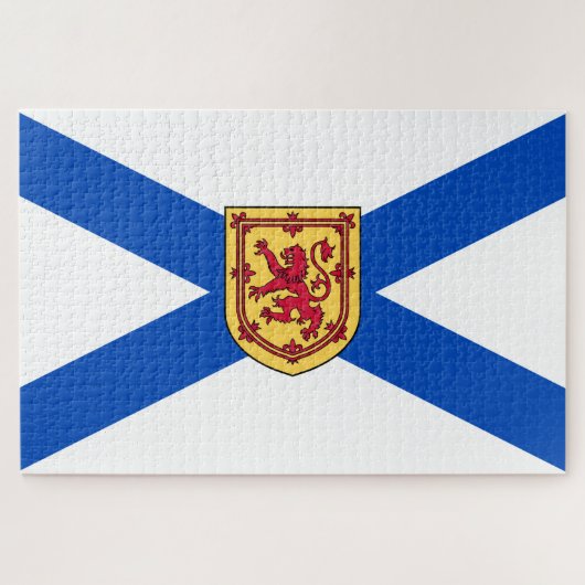 Vlag van Nova Scotia (Canadese provincie) Legpuzzel (Horizontaal)