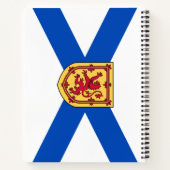 Vlag van Nova Scotia (Canadese provincie) Notitieboek (Achterkant)