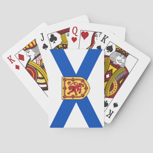 Vlag van Nova Scotia (Canadese provincie) Pokerkaarten (Achterkant)