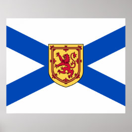 Vlag van Nova Scotia (Canadese provincie) Poster