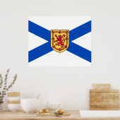 Vlag van Nova Scotia (Canadese provincie) Poster (Keuken)