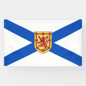 Vlag van Nova Scotia (Canadese provincie) Spandoek (Horizontaal)