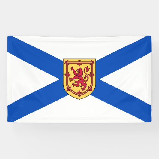 Vlag van Nova Scotia (Canadese provincie) Spandoek (Horizontaal)