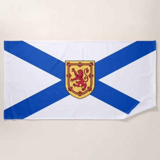 Vlag van Nova Scotia (Canadese provincie) Strandlaken (Voorkant)