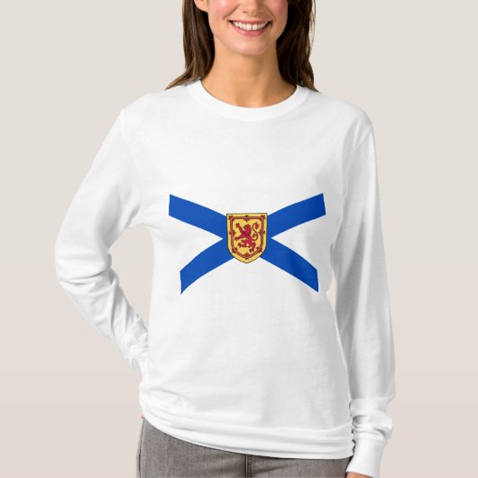 Vlag van Nova Scotia (Canadese provincie) T-shirt (Voorkant)