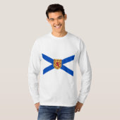 Vlag van Nova Scotia (Canadese provincie) T-shirt (Voorkant volledig)