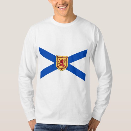 Vlag van Nova Scotia (Canadese provincie) T-shirt (Voorkant)