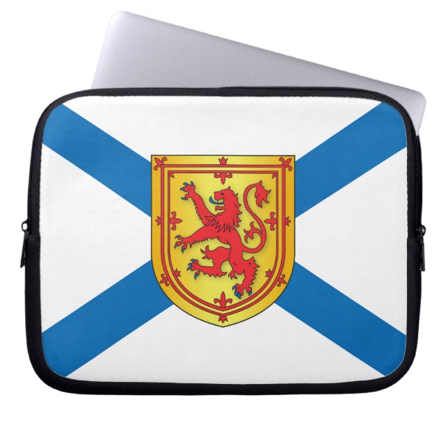 vlag van Nova Scotia Laptop Sleeve (Voorkant)
