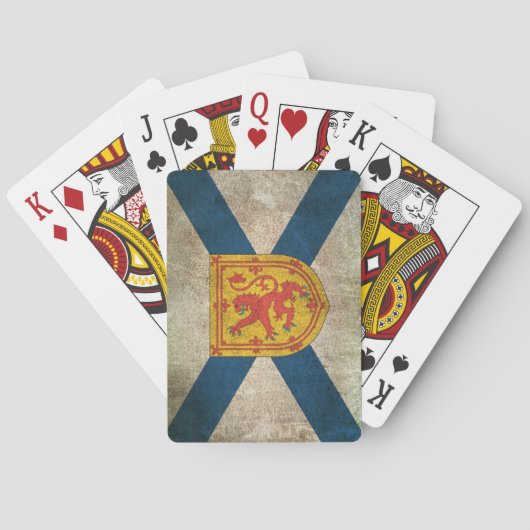vlag van Nova Scotia Pokerkaarten (Achterkant)