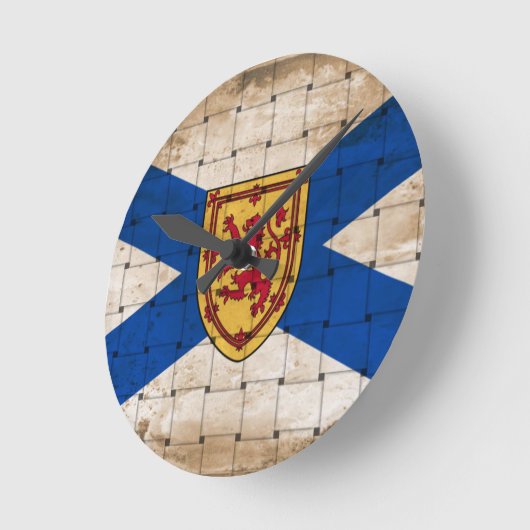 Vlag van Nova Scotia Ronde Klok (Hoek)