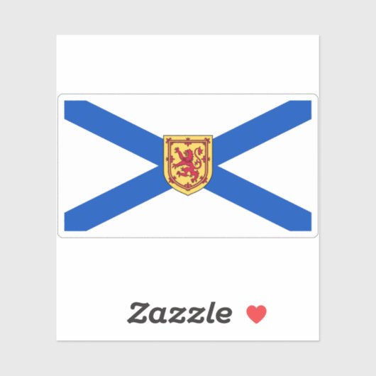 Vlag van Nova Scotia Sticker (Vel)