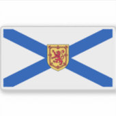Vlag van Nova Scotia Sticker (Voorkant)