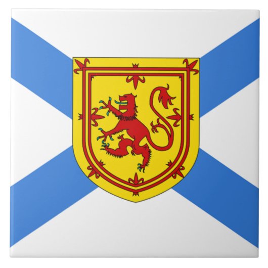 Vlag van Nova Scotia Tegeltje (Voorkant)
