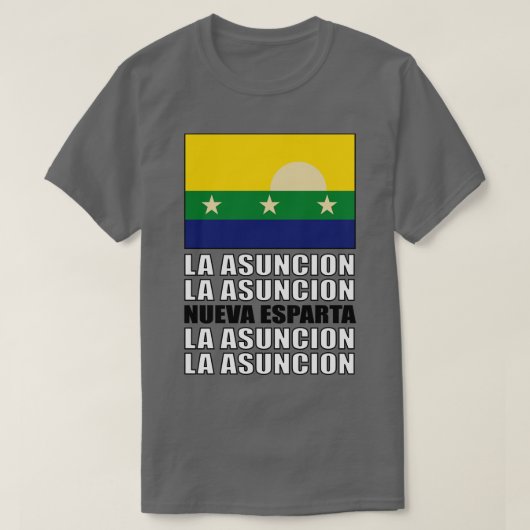 Vlag van Nueva Esparta T-shirt (Design voorkant)