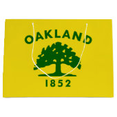 Vlag van Oakland, Californië Groot Cadeauzakje (Voorkant)