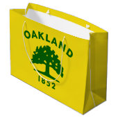 Vlag van Oakland, Californië Groot Cadeauzakje (Achterkant Gekanteld)