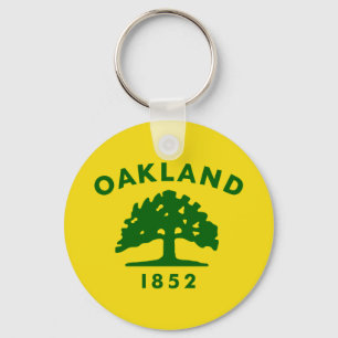 Vlag van Oakland, Californië Sleutelhanger