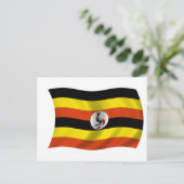 Vlag van Oeganda Briefkaart (Staand voorkant)