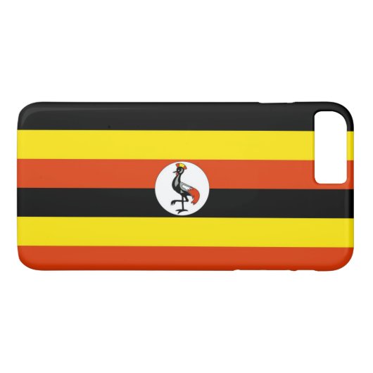 Vlag van Oeganda Case-Mate iPhone Case (Achterkant (Horizontaal))