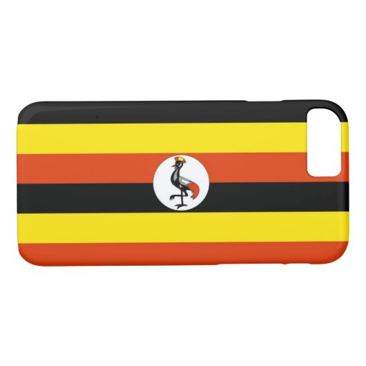Vlag van Oeganda Case-Mate iPhone Case (Achterkant (Horizontaal))