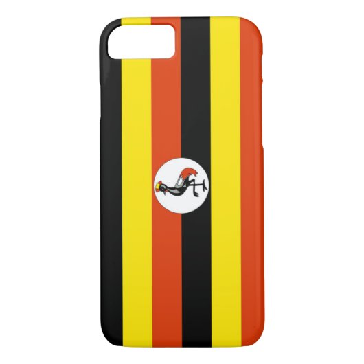 Vlag van Oeganda Case-Mate iPhone Case (Achterkant)