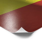Vlag van Oeganda Foto Afdruk (Hoek)
