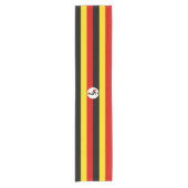 Vlag van Oeganda Korte Tafelloper (Voorkant)