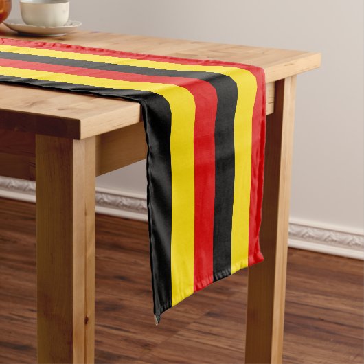 Vlag van Oeganda Korte Tafelloper (Voorbeeld)