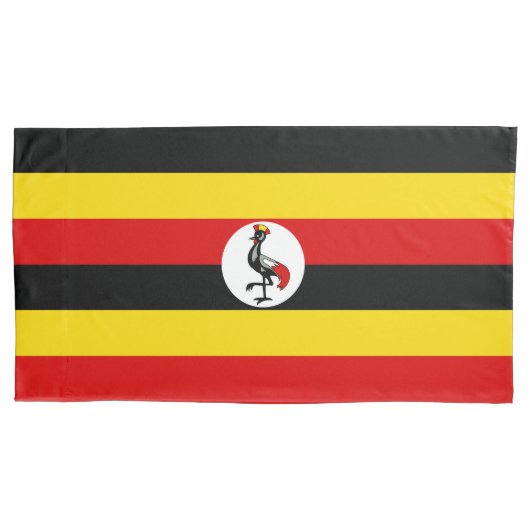 Vlag van Oeganda Kussensloop (Voorkant)