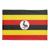 Vlag van Oeganda Kussensloop (Achterkant)