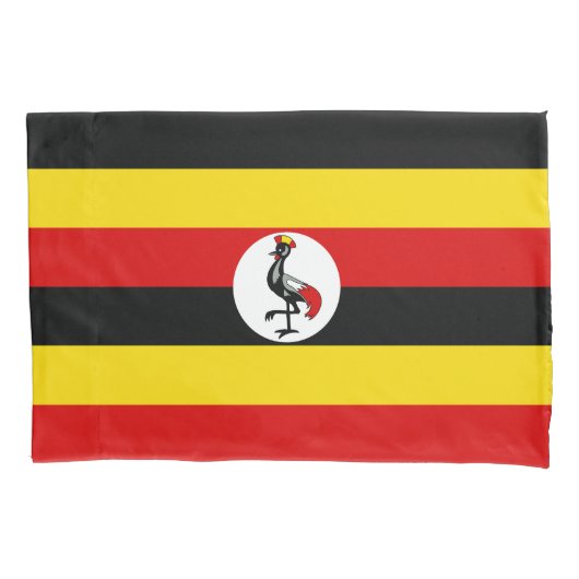 Vlag van Oeganda Kussensloop (Voorkant)