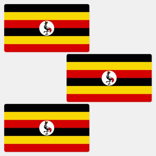Vlag van Oeganda Labels (Groep)