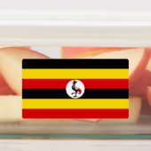 Vlag van Oeganda Labels (Aangebracht)