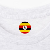 Vlag van Oeganda Labels (Aangebracht)