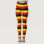 Vlag van Oeganda Leggings (Voorkant)