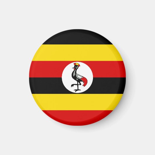 Vlag van Oeganda Magneet (Voorkant)