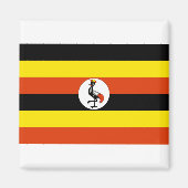 Vlag van Oeganda Magneet (Voorkant)