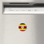 Vlag van Oeganda Magneet (Insitu (Vaatwasser))