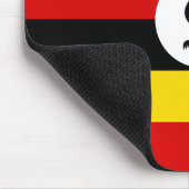 Vlag van Oeganda Muismat (Hoek)