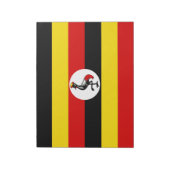 Vlag van Oeganda Notitieblok (Linkerzijde)