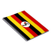 Vlag van Oeganda (Oeganda) Notitieboek (Rechterzijde)