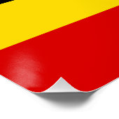 Vlag van Oeganda Perfect Poster (Hoek)