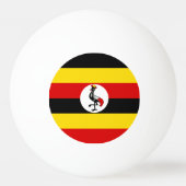 Vlag van Oeganda Pingpongbal (Achterkant)