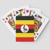Vlag van Oeganda Pokerkaarten (Achterkant)