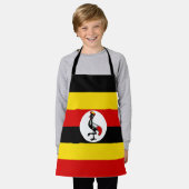 Vlag van Oeganda Schort (Gedragen)